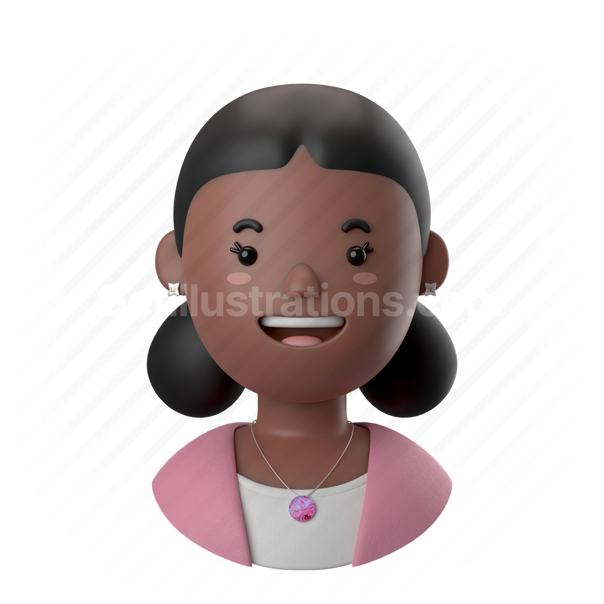 female, woman, people, person, african, earrings, buns, necklace, sweater